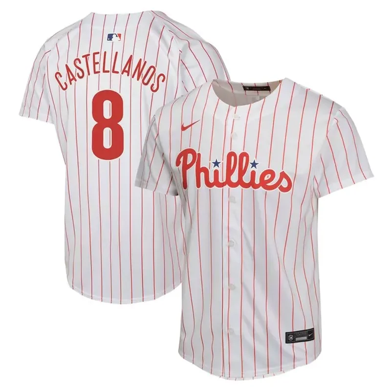 Zack Wheeler Philadelphia Phillies Home Player Jersey White - Image 4