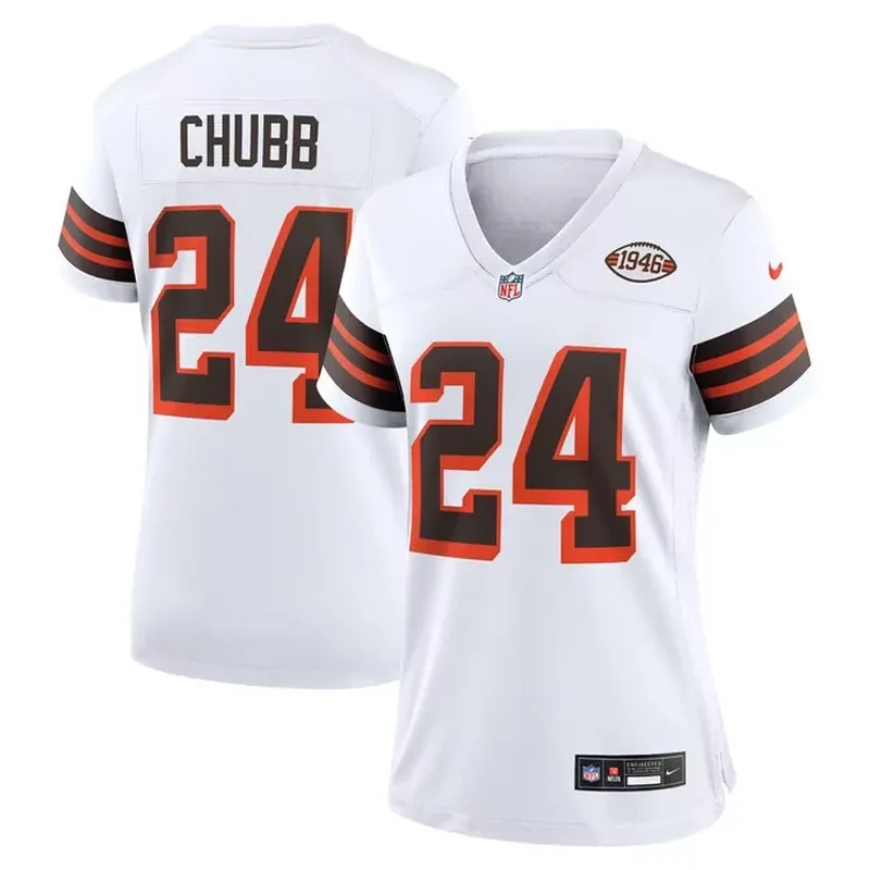 Jim Brown Cleveland Browns 1963 Retired Player Jersey Brown - Image 2
