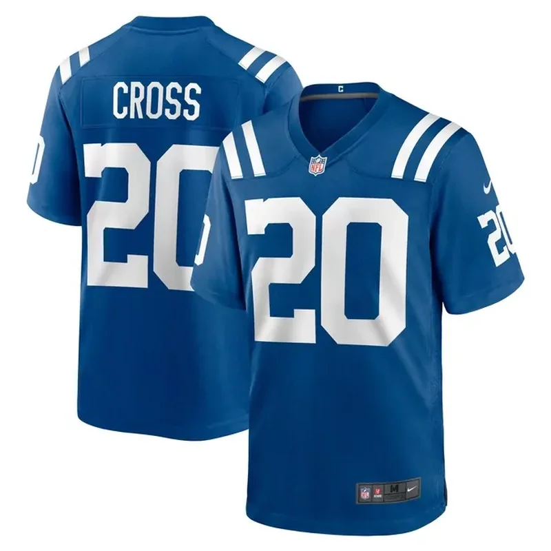 Nick Cross Indianapolis Colts Player Game Jersey Royal