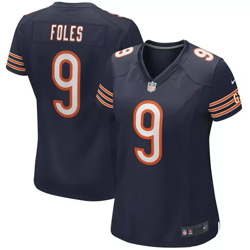 Nick Foles Chicago Bears Womens Game Jersey Navy