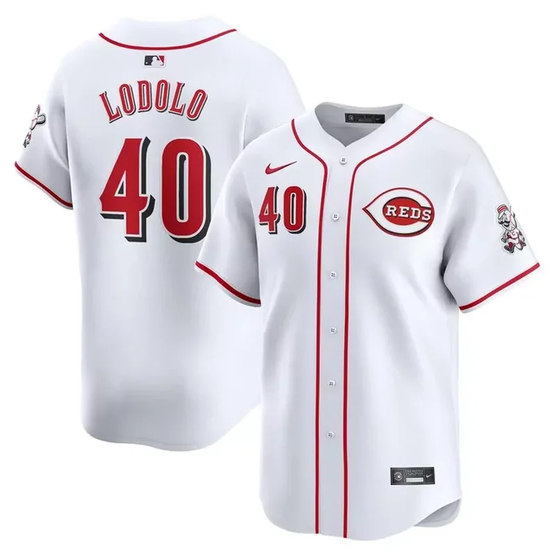 Nick Lodolo Cincinnati Reds Home Player Jersey White
