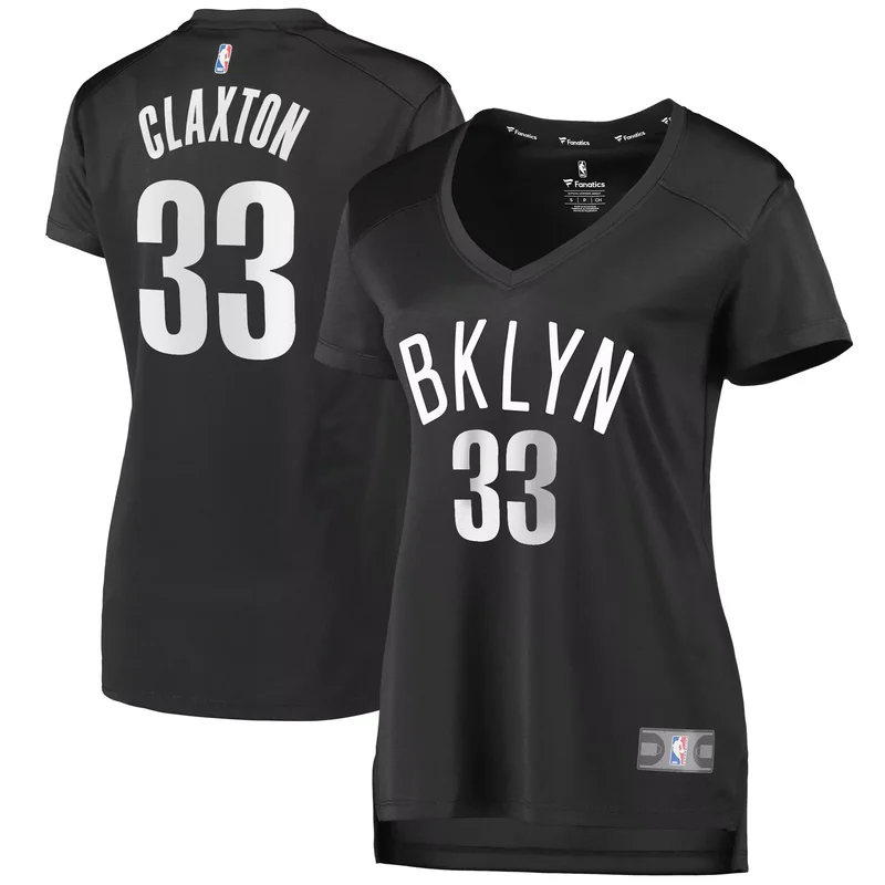 Nicolas Claxton Brooklyn Nets Fast Break Player Jersey - Statement Edition - Charcoal NBA