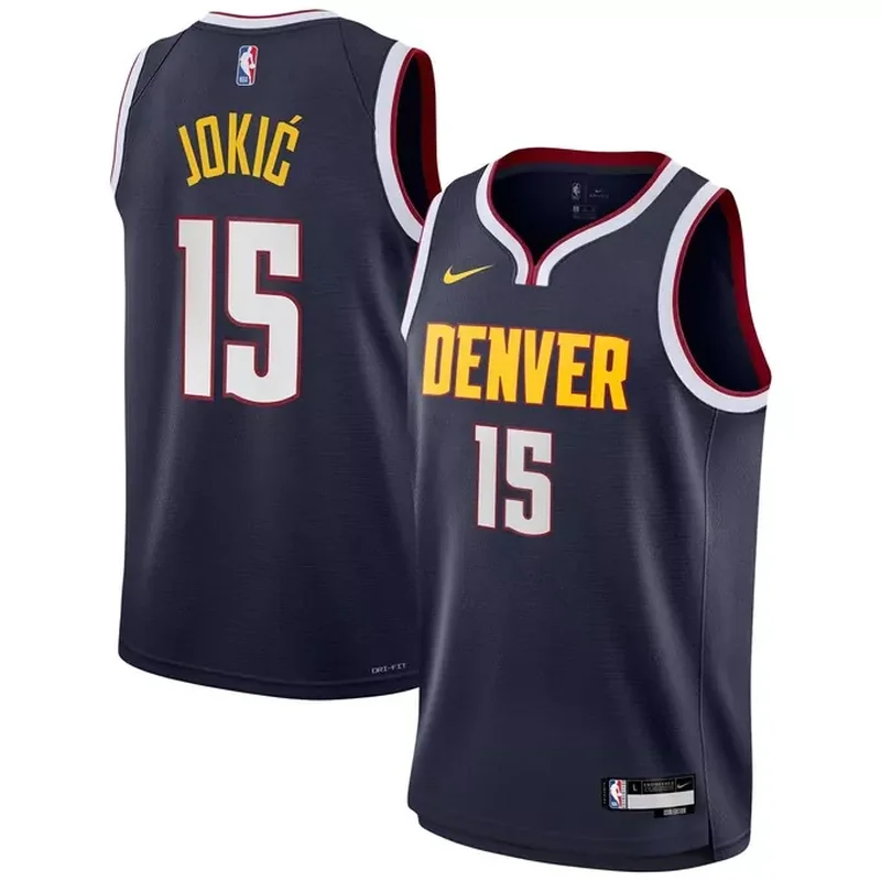 Nikola Jokic Denver Nuggets Jersey Icon Edition Navy