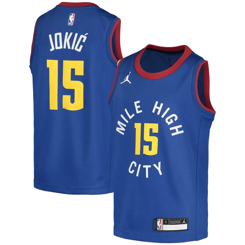 Nikola Jokic Denver Nuggets 2021/22 Fast Break Player Jersey White - Association Edition NBA - Image 3