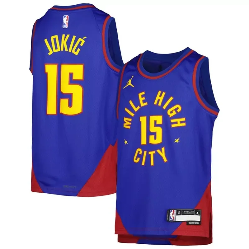 Nikola Jokic Denver Nuggets Jordan Brand Jersey Statement Edition Blue