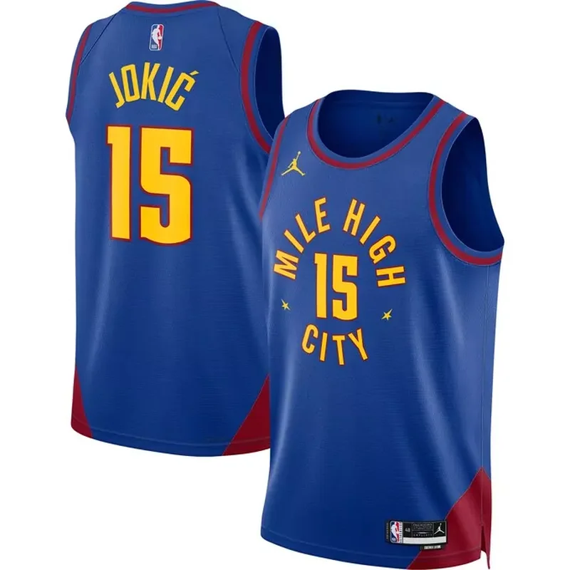 Nikola Jokic Denver Nuggets Jordan Brand Unisex Jersey Statement Edition Blue
