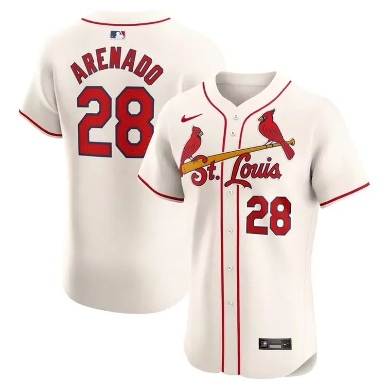 Paul Goldschmidt St Louis Cardinals Alternate Player Name Jersey Red - Image 3