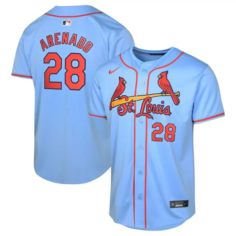 St Louis Cardinals 2024 City Connect Elite Jersey Red - Image 3