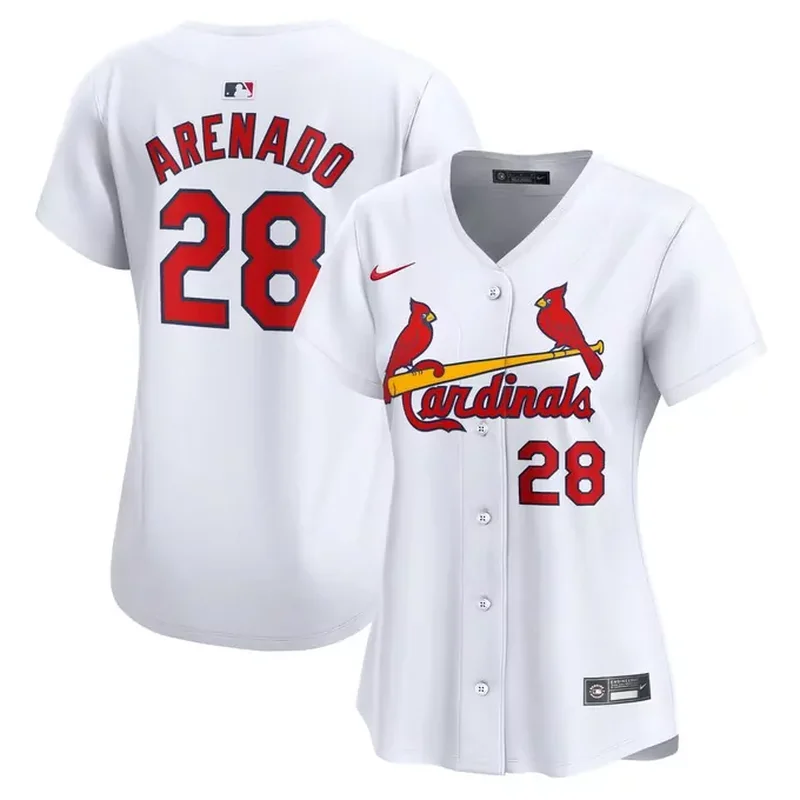St Louis Cardinals Cooperstown Collection Jersey White - Image 5