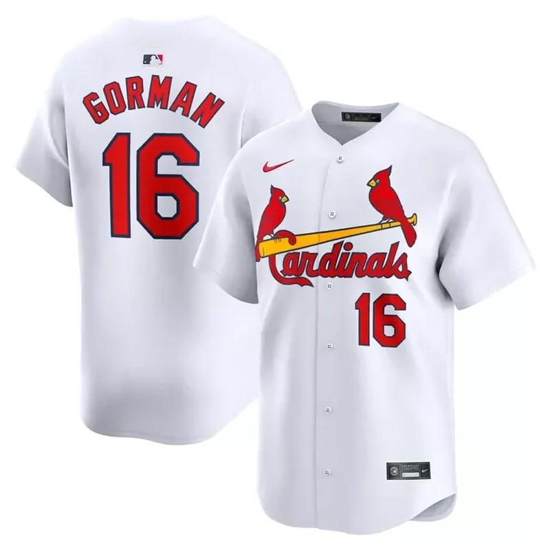 St Louis Cardinals Stitches Button-Down Jersey Red - Image 2