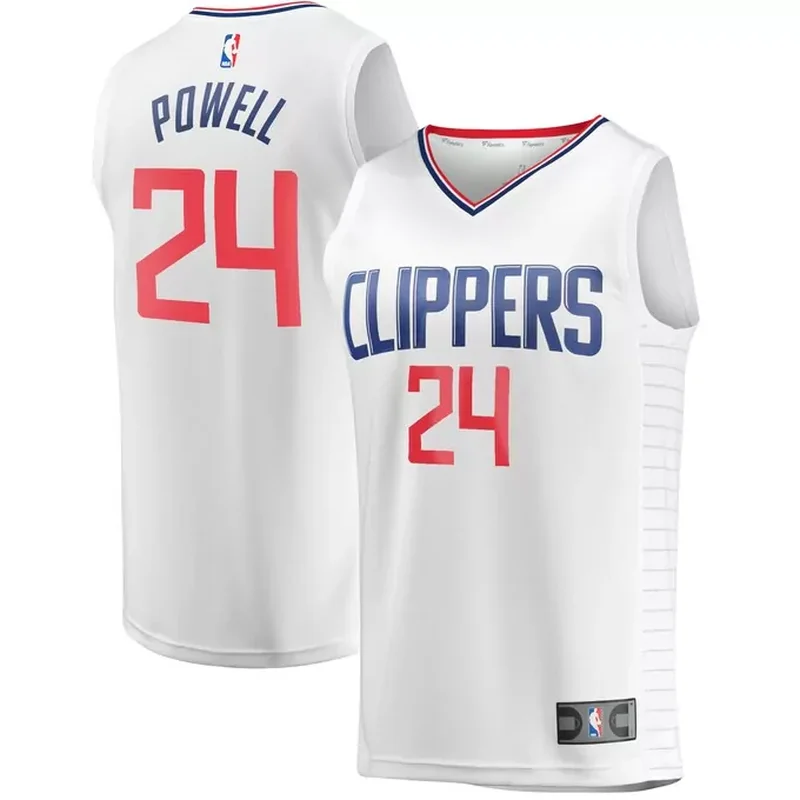 Bones Hyland LA Clippers Fast Break Player Jersey Association Edition White - Image 3