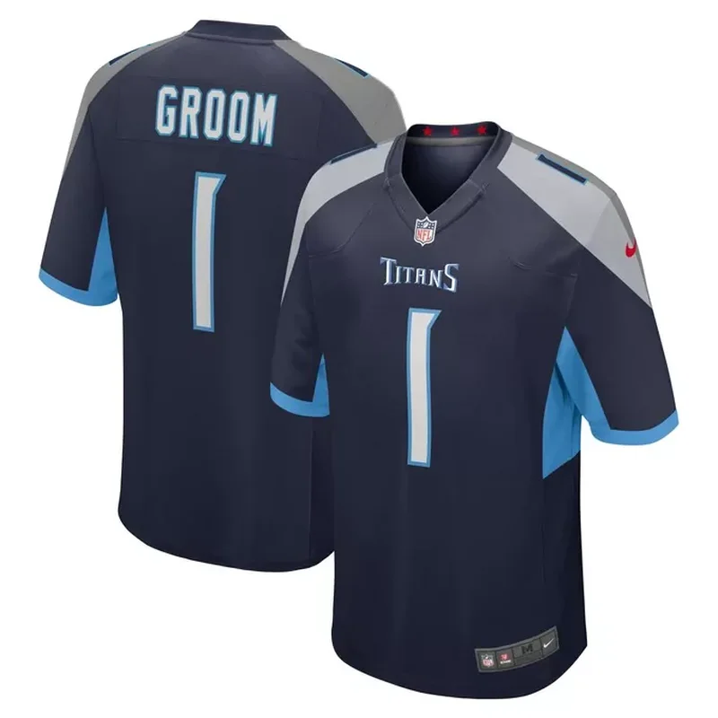 Warren Moon Tennessee Titans Womens Oilers Throwback Retired Player Game Jersey Light Blue - Image 3