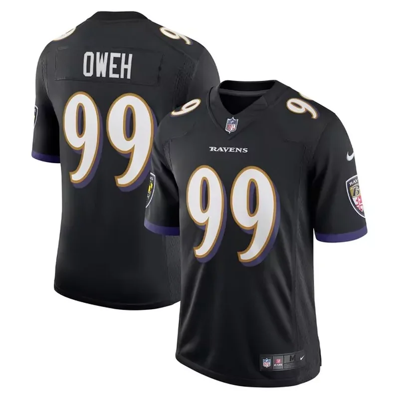 Odafe Oweh Baltimore Ravens Vapor Jersey Black