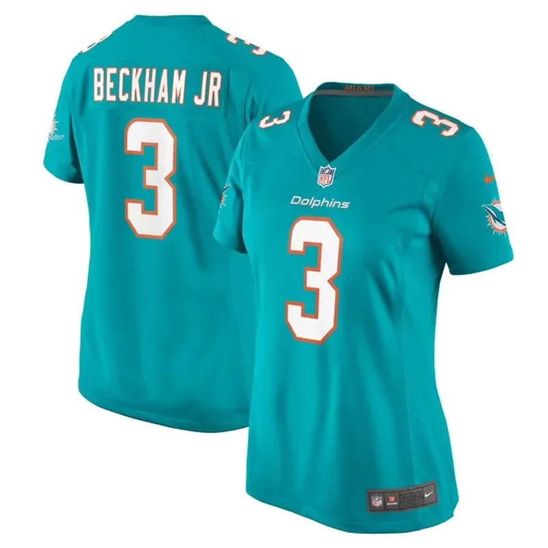 Jaylen Waddle Miami Dolphins Infant Player Game Jersey Aqua - Image 3