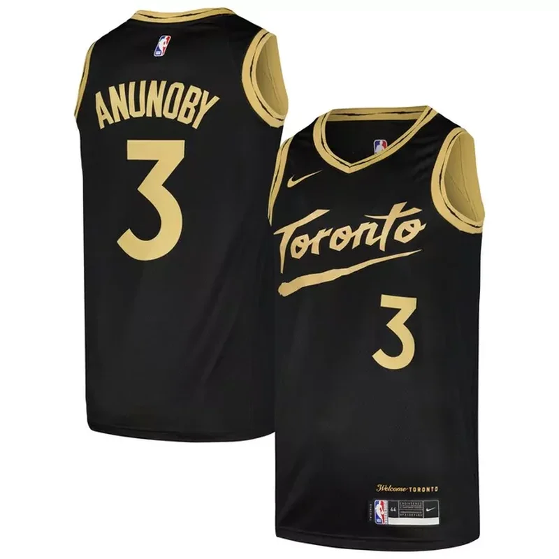 OG Anunoby Toronto Raptors Player Jersey City Edition Black