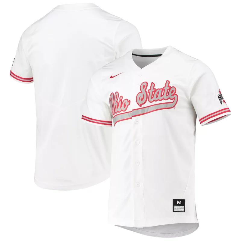 Ohio State Buckeyes 99 Bill Willis Red Elite College Jersey - Image 4