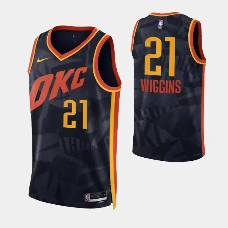 Oklahoma City Thunder #2 Shai Gilgeous Alexander Basketball Black Edition Basketball jersey - Image 3
