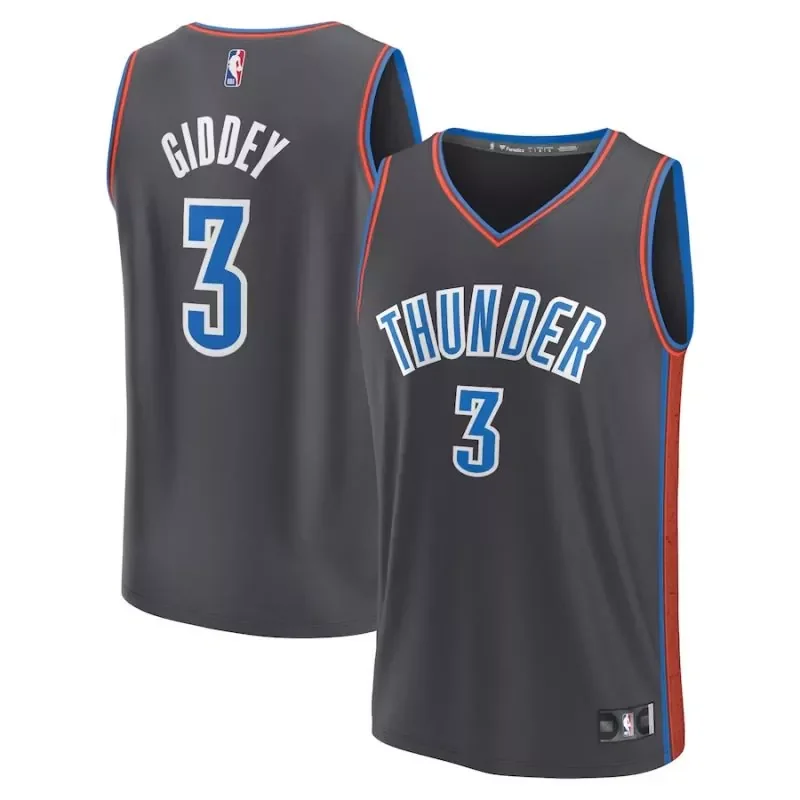 oklahoma city thunder #2 shai gilgeous alexander unisex 202223 Icon edition blue Basketball jersey - Image 5
