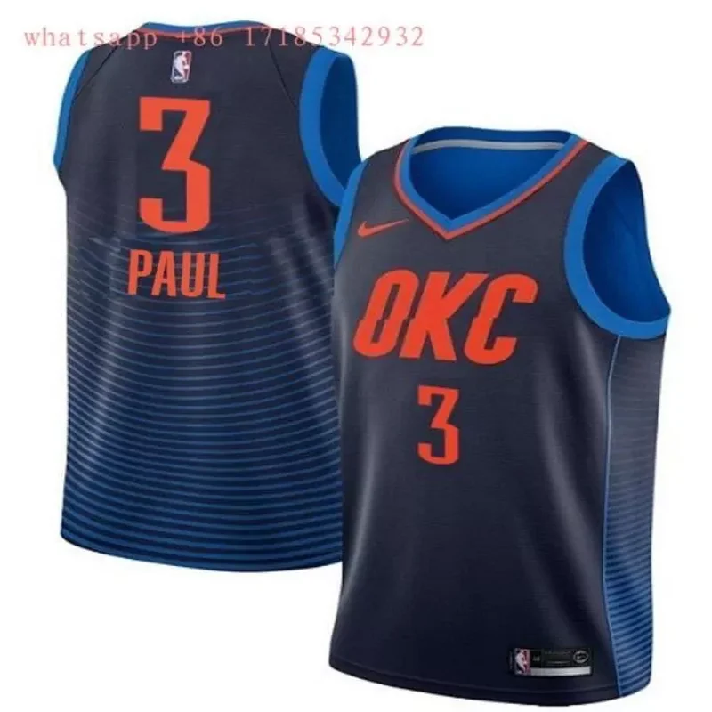 Oklahoma City Thunder Chris Paul #3 2020 NBA New Arrival White Jersey - Image 5