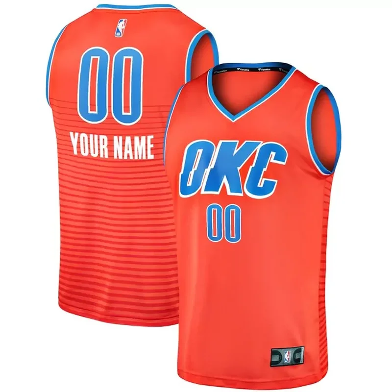 Jaylin Williams Oklahoma City Thunder Fast Break Player Jersey Association Edition White - Image 2