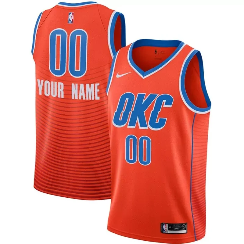 Russell Westbrook Oklahoma City Thunder Player Jersey Icon Edition Blue - Image 5