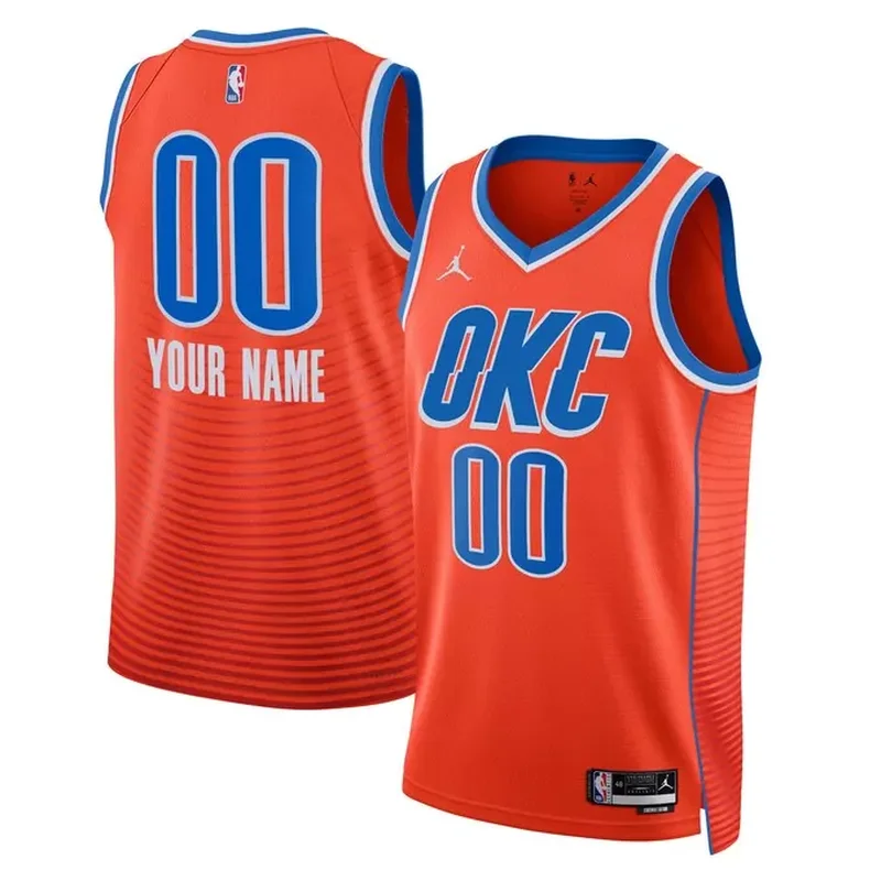 Isaiah Hartenstein Oklahoma City Thunder Fast Break Player Jersey Icon Edition Blue - Image 5