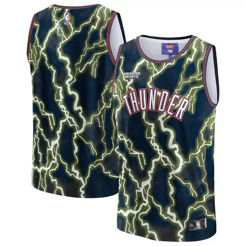 Jaylin Williams Oklahoma City Thunder Fast Break Player Jersey Association Edition White - Image 4