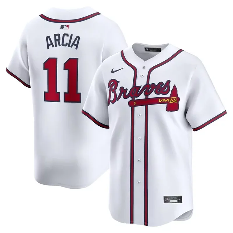 Orlando Arcia Atlanta Braves Home Player Jersey White