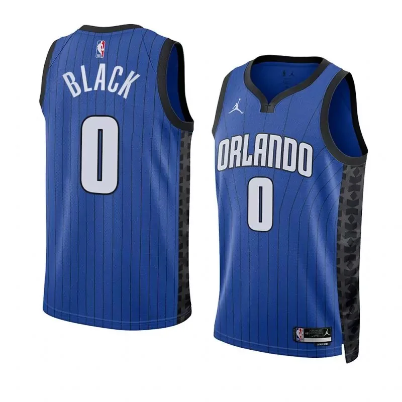 orlando magic #0 anthony black 2023 nba draft men blue 2022 2023 statement edition Basketball jersey