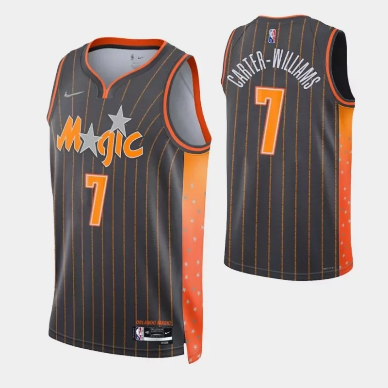 orlando magic #7 michael carter williams 75th anniversary city anthracite Basketball jersey