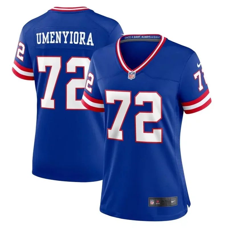 Osi Umenyiora New York Giants Womens Classic Retired Player Game Jersey Royal