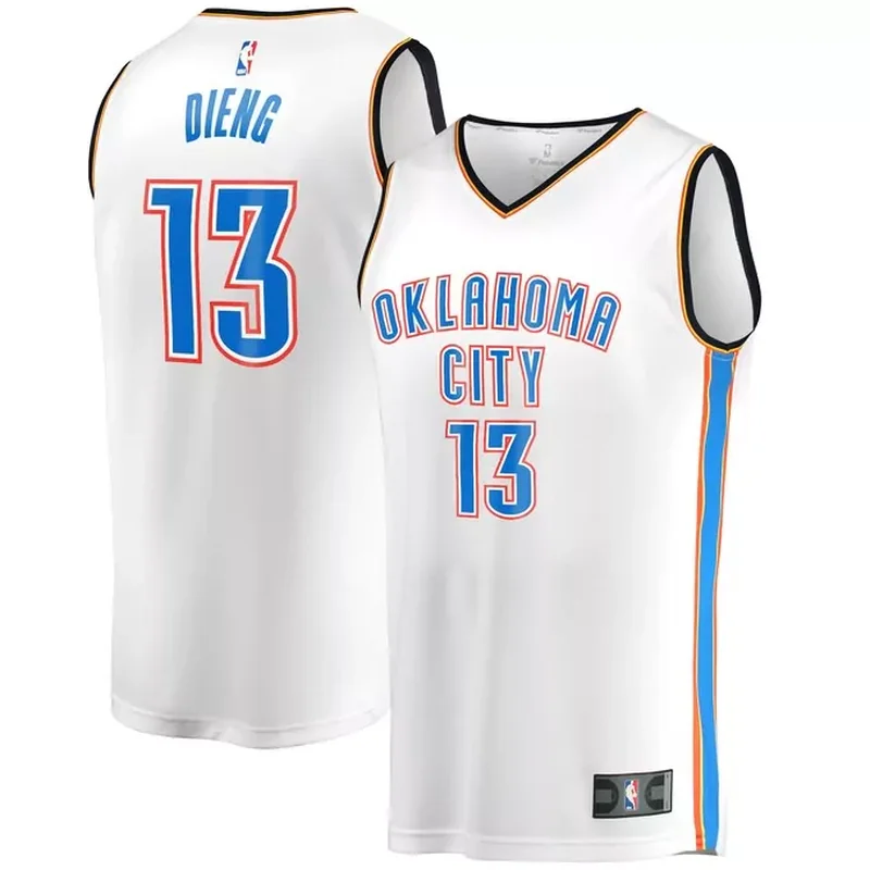 Kenrich Williams Oklahoma City Thunder 2021/22 Fast Break Jersey Icon Edition Blue - Image 3