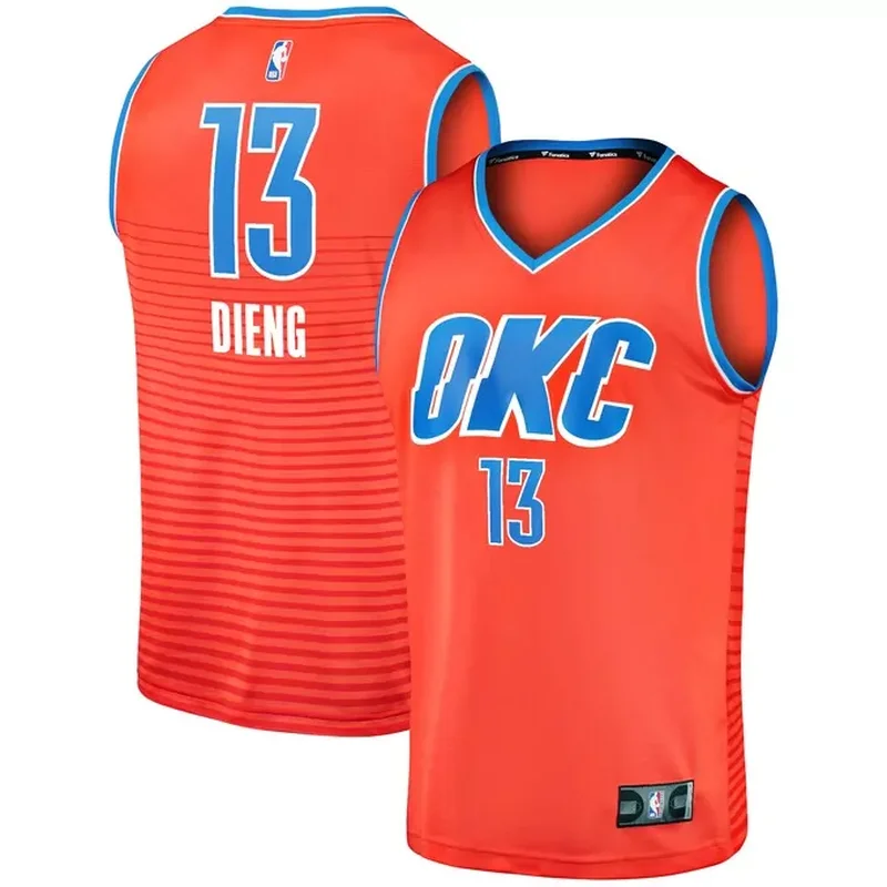 Kenrich Williams Oklahoma City Thunder 2021/22 Fast Break Jersey Icon Edition Blue - Image 2