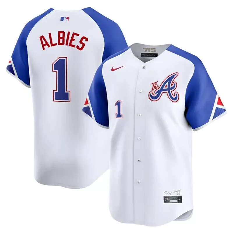 Hank Aaron Atlanta Braves Throwback Cooperstown Jersey White - Image 3