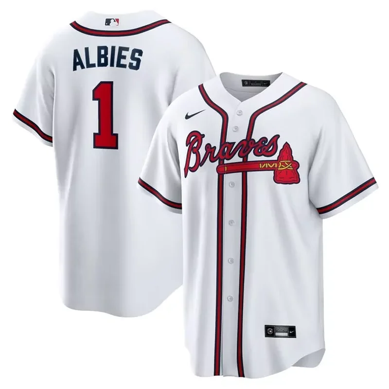 Max Fried Atlanta Braves Home Player Jersey White - Image 2