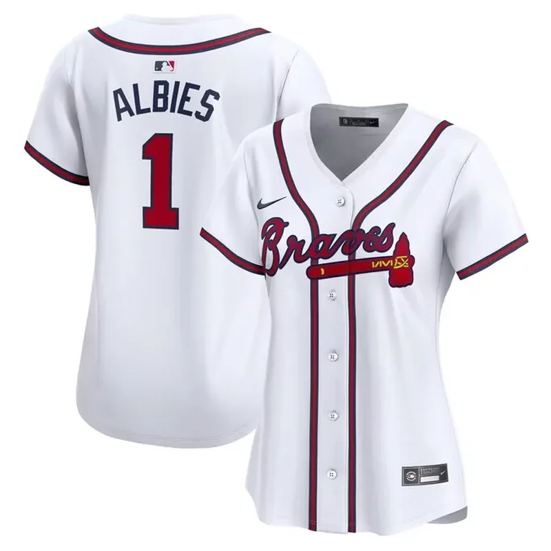 Ronald Acuña Jr Atlanta Braves Home Player Jersey White - Image 5
