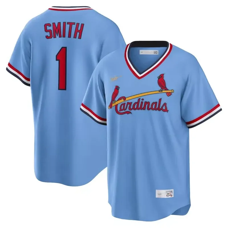Ozzie Smith St Louis Cardinals Home Cooperstown Collection Player Jersey White - Image 5