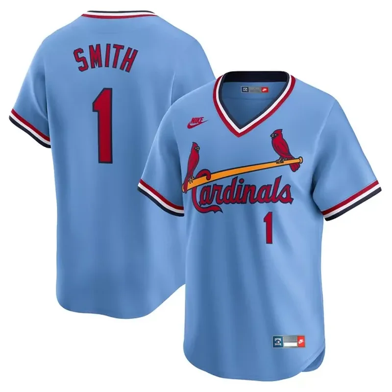 Ozzie Smith St Louis Cardinals Throwback Cooperstown Jersey Royal