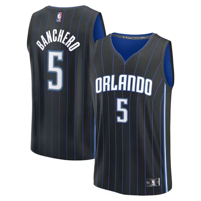 Paolo Banchero Orlando Magic Fast Break Player Jersey Icon Edition Black