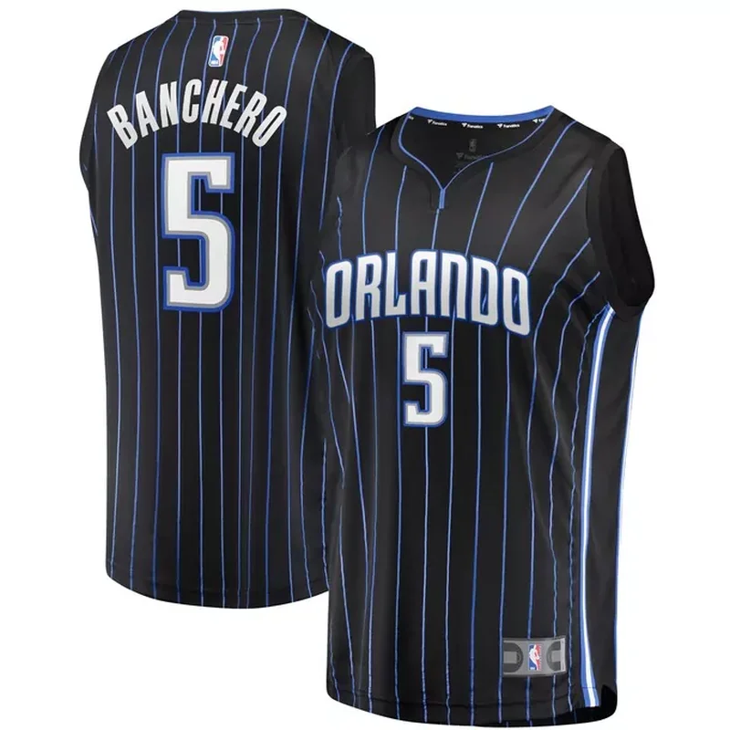 Paolo Banchero Orlando Magic Fast Break Player Jersey Icon Edition Black