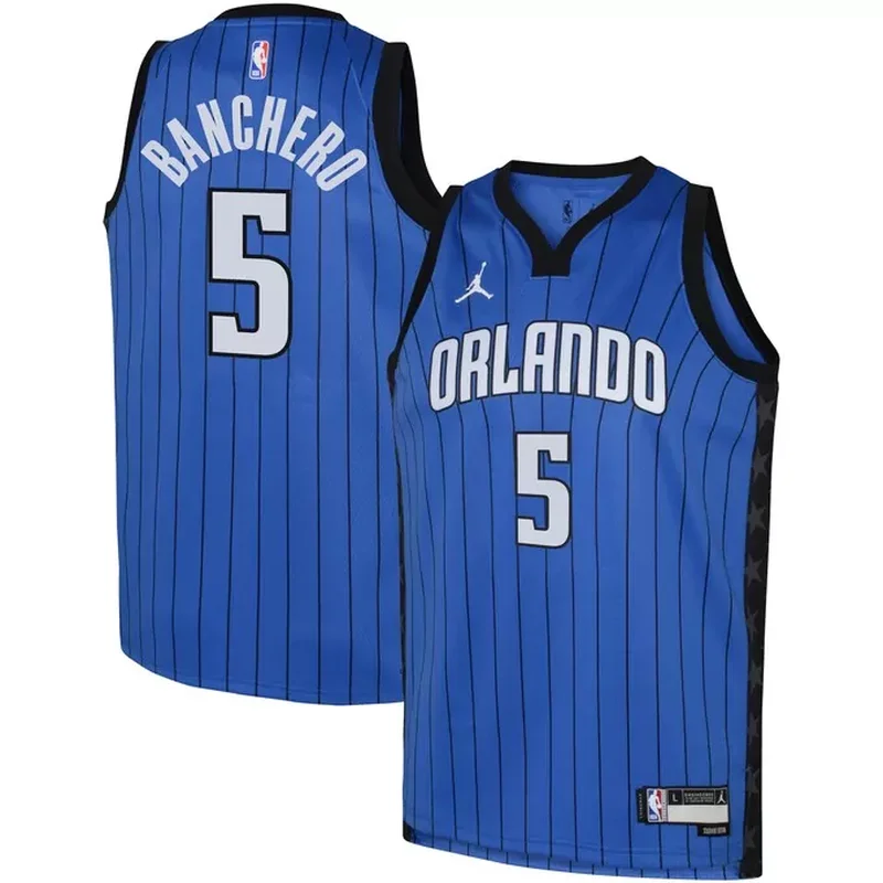Cole Anthony Orlando Magic 2022/23 Jersey City Edition Black - Image 3