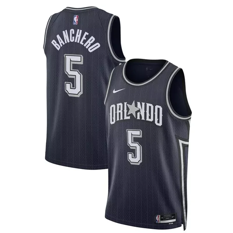 Paolo Banchero Orlando Magic Unisex 2023/24 Jersey Navy City Edition