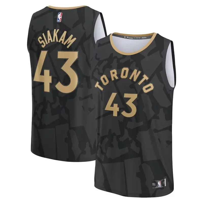 Pascal Siakam Toronto Raptors Fastbreak Jersey City Edition Black