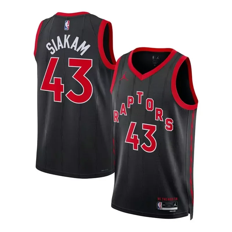 Pascal Siakam Toronto Raptors Jordan Brand Unisex Jersey Statement Edition Black