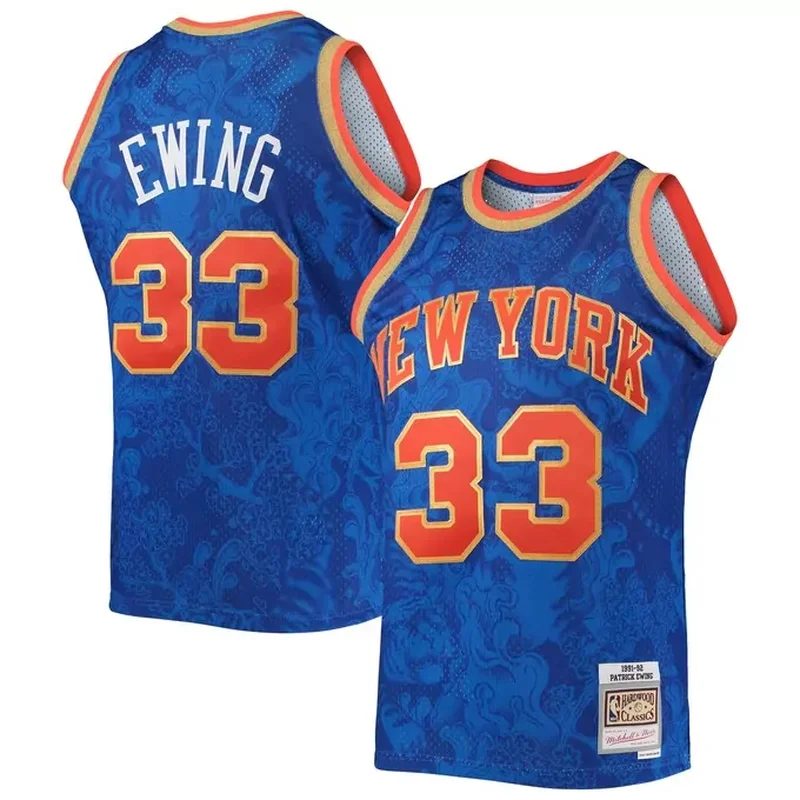 RJ Barrett New York Knicks Unisex 2023/24 Jersey Blue City Edition - Image 3