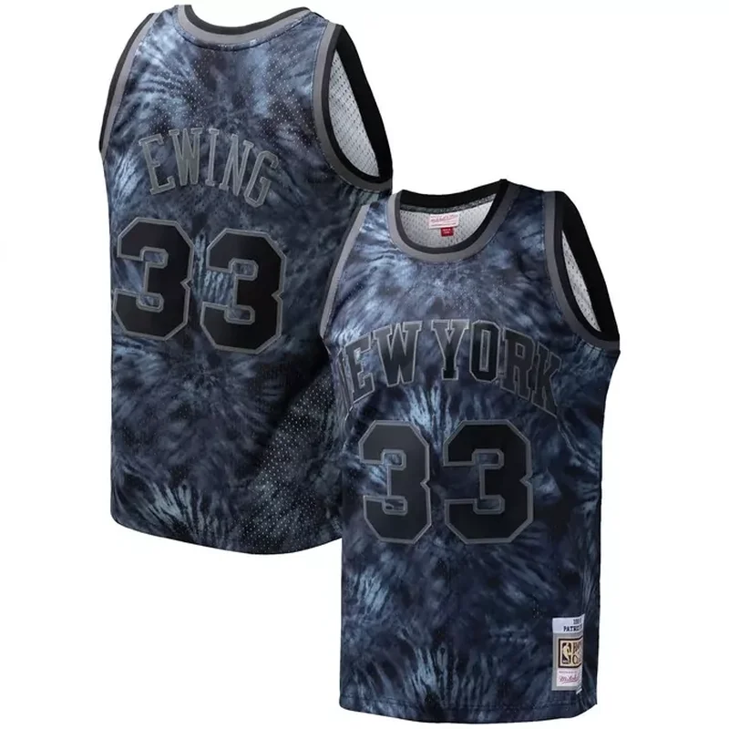 Charles Oakley New York Knicks 1996/97 Classics Jersey Blue - Image 4