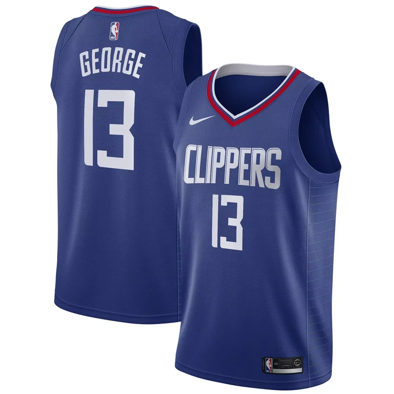 Paul George La Clippers 2019/20 Jersey Blue - Icon Edition NBA