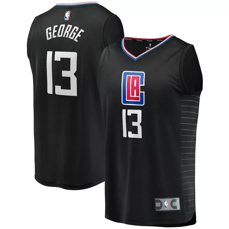 Paul George LA Clippers 2019/20 Jersey Blue Icon Edition - Image 4