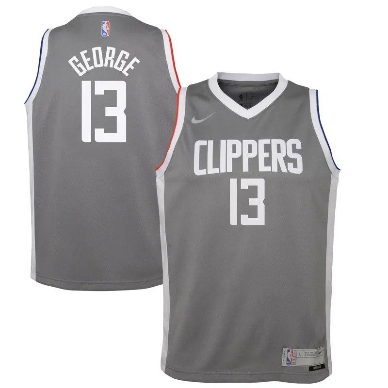 Paul George La Clippers 2020/21 Player Jersey Gray - Earned Edition NBA