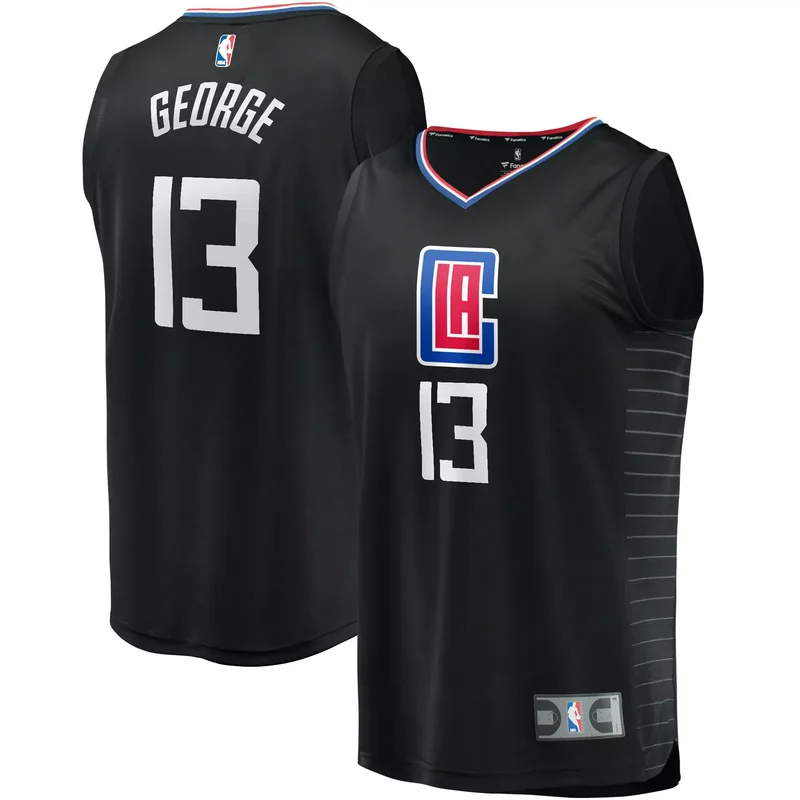 Paul George La Clippers 2020/21 Player Jersey Gray - Earned Edition NBA - Image 2